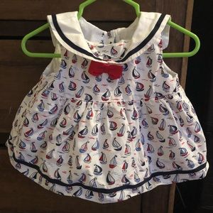 Dress with diaper cover